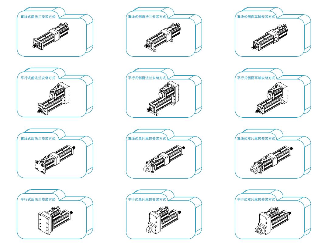 電動(dòng)缸安裝方式 電動(dòng)缸安裝方式